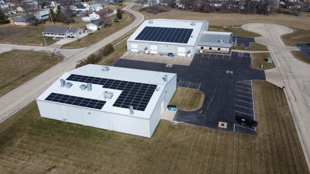 Installing Commercial Solar - Rock River Auto