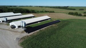 Judson Vos ground-mount solar array offsetting 1,189.9 metric tons of CO₂ emissions through PCEA in Sully, IA.