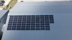 Rooftop solar array at PAI INC's Winona, MO facility, part of a 175 kW (DC) commercial installation.